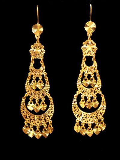 Yellow Gold Earrings | Alquds Jewelry - Part 2