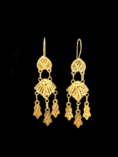 Yellow Gold Earrings | Alquds Jewelry - Part 2