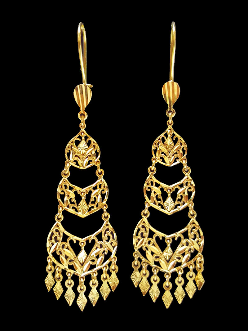 Beberlini Crown 14K Gold Filled Earrings Cubic Zirconia Hip Hop Studs Ear Piercing Fashion Jewelry Women 12mm, Women's, Size: Small