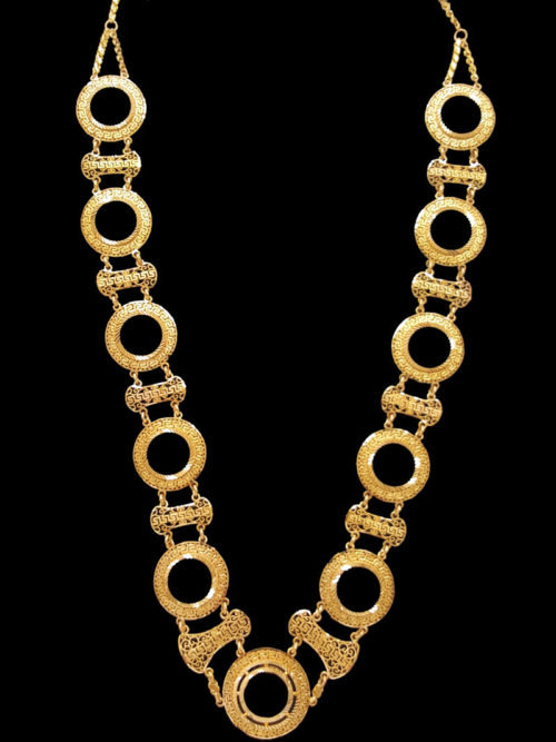 21k gold coin necklace (2011)