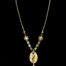 21k gold necklace (8009)
