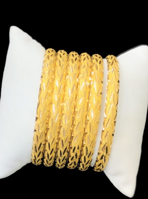 Yellow Gold Bangle Sets | Alquds Jewelry - Part 3